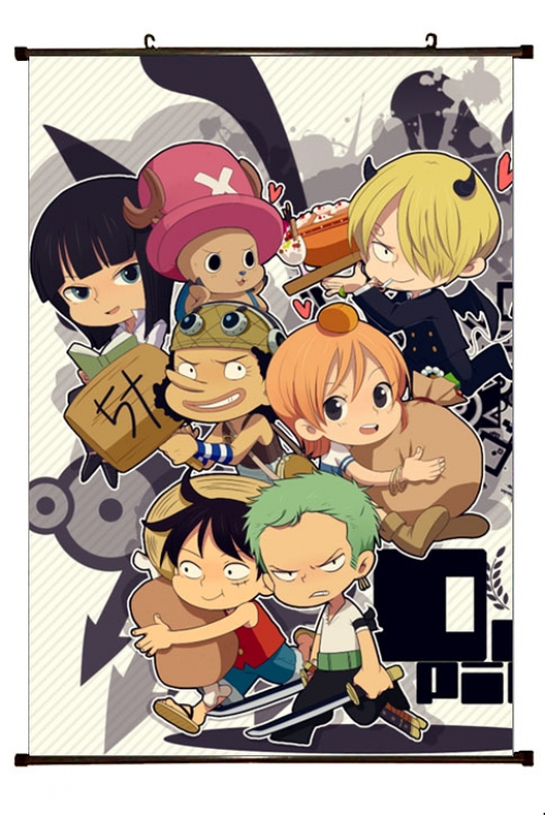 One Piece Anime Plastic pole cloth painting Wall Scroll 60X90CM H1-292 NO FILLING