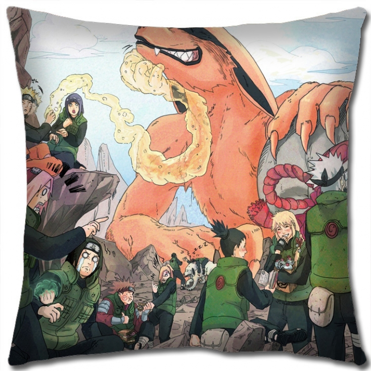 Naruto Anime square full-color pillow cushion 45X45CM  H7-408 NO FILLING