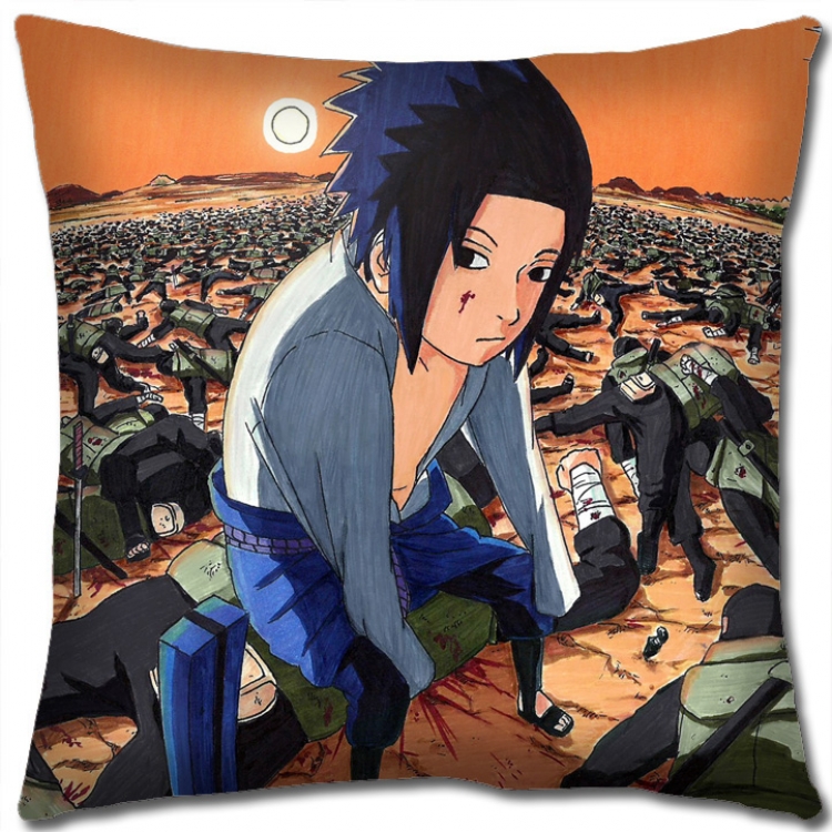 Naruto Anime square full-color pillow cushion 45X45CM  H7-347 NO FILLING