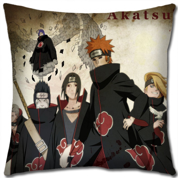 Naruto Anime square full-color pillow cushion 45X45CM H7-511 NO FILLING