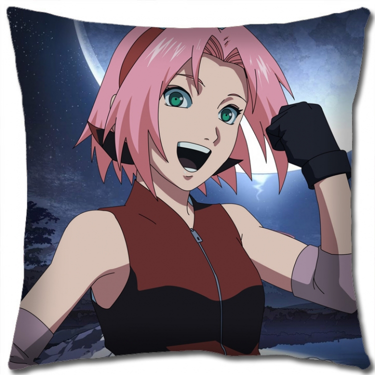Naruto Anime square full-color pillow cushion 45X45CM H7-522 NO FILLING