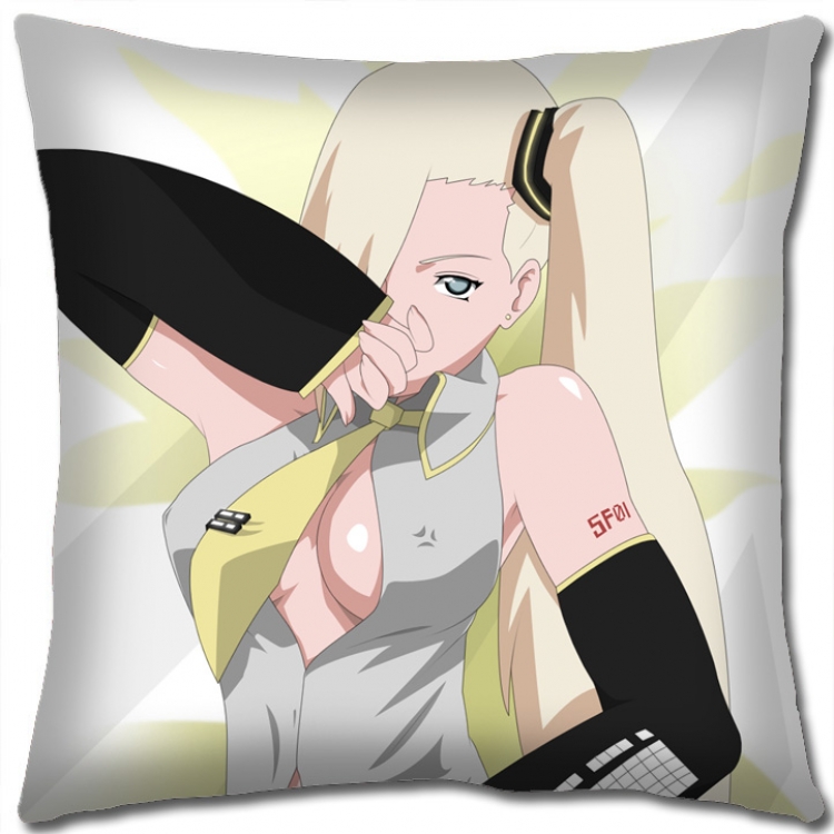 Naruto Anime square full-color pillow cushion 45X45CM  H7-445 NO FILLING