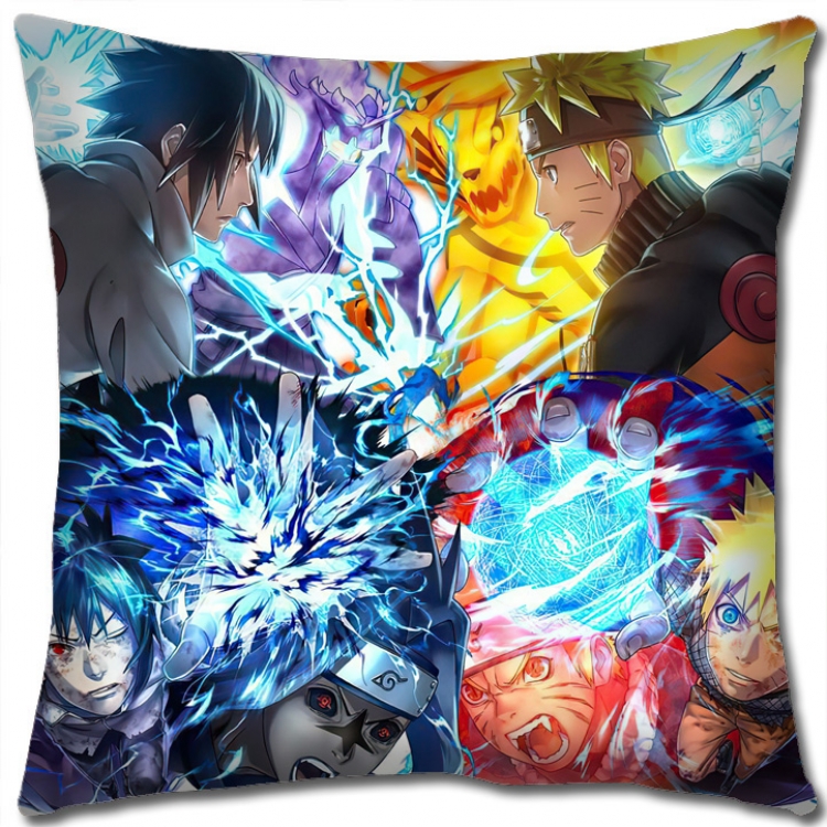 Naruto Anime square full-color pillow cushion 45X45CM  H7-351 NO FILLING