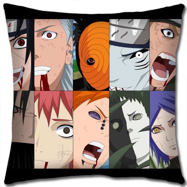 Naruto Anime square full-color pillow cushion 45X45CM H7-448 NO FILLING
