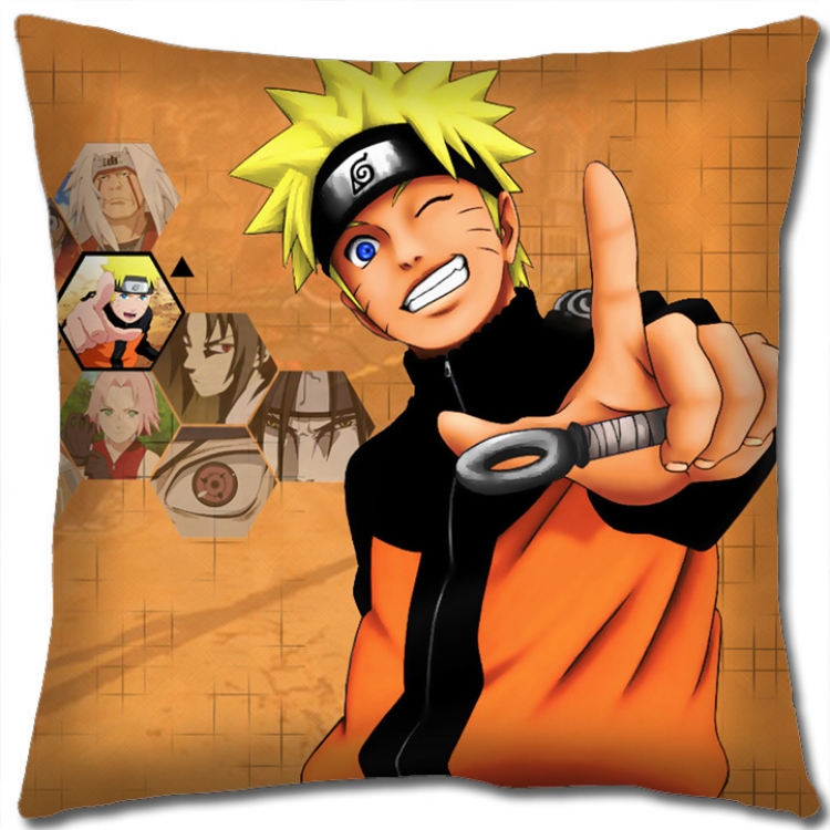 Naruto Anime square full-color pillow cushion 45X45CM H7-509 NO FILLING