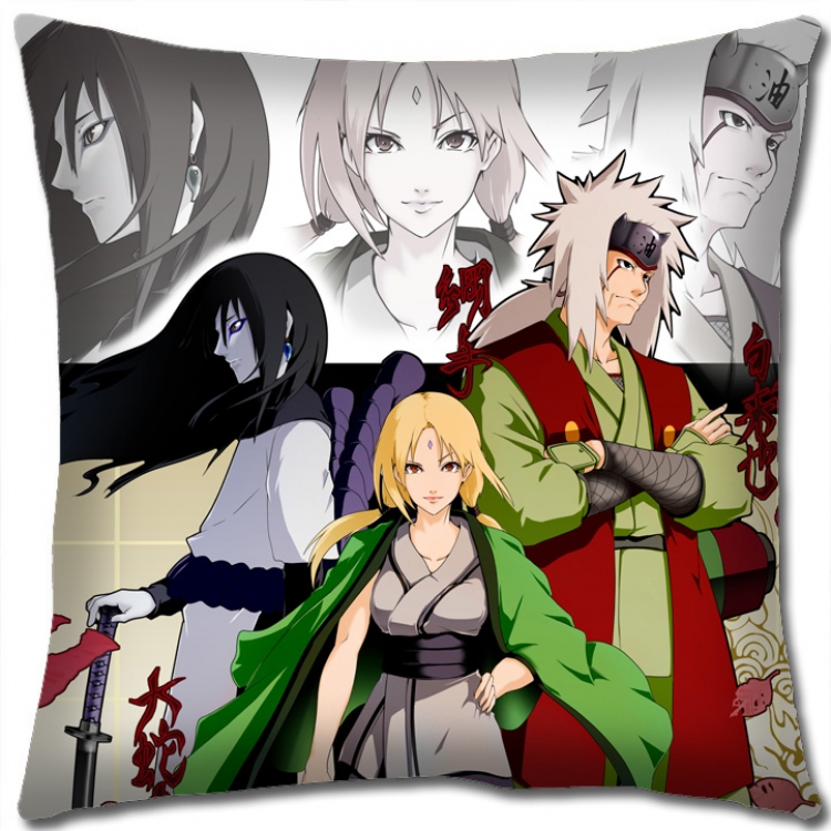 Naruto Anime square full-color pillow cushion 45X45CM  H7-330 NO FILLING