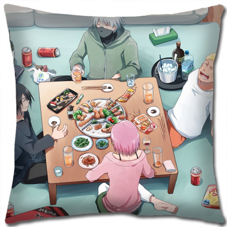 Naruto Anime square full-color pillow cushion 45X45CM  H7-369 NO FILLING