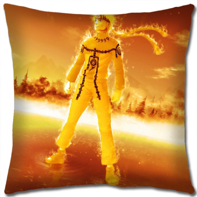 Naruto Anime square full-color pillow cushion 45X45CM  H7-452 NO FILLING