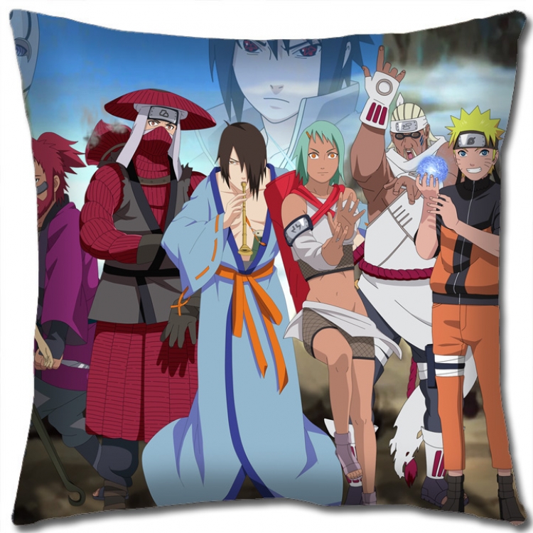 Naruto Anime square full-color pillow cushion 45X45CM H7-439 NO FILLING