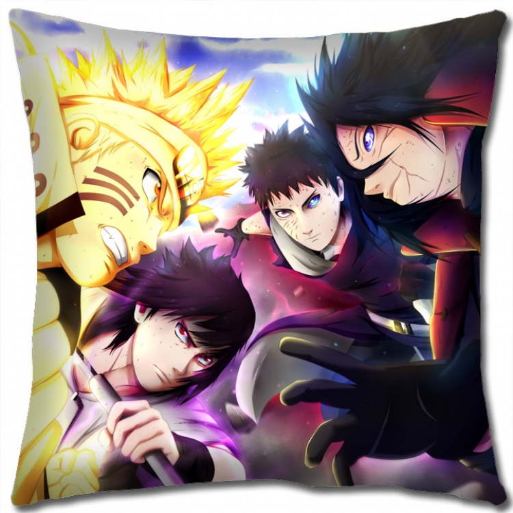 Naruto Anime square full-color pillow cushion 45X45CM H7-353 NO FILLING