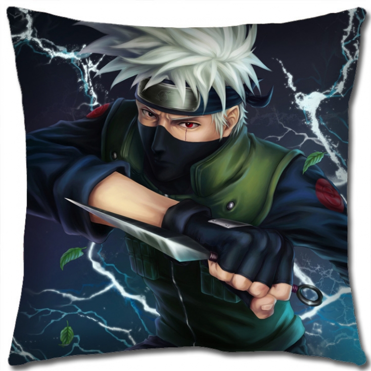 Naruto Anime square full-color pillow cushion 45X45CM H7-398 NO FILLING