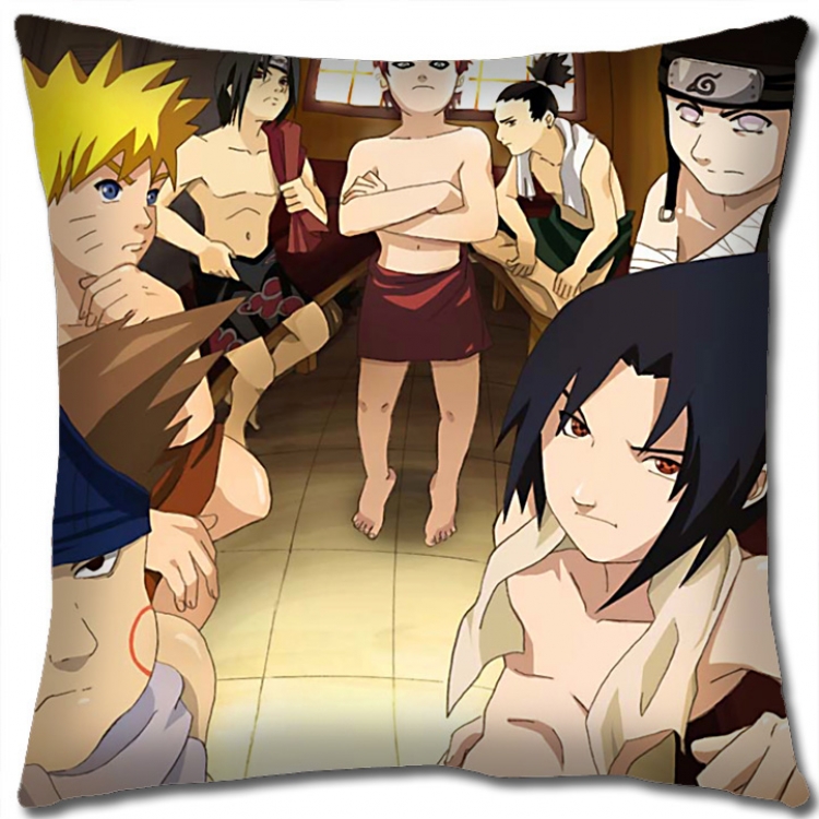 Naruto Anime square full-color pillow cushion 45X45CM H7-464 NO FILLING