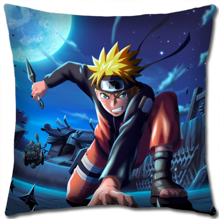 Naruto Anime square full-color pillow cushion 45X45CM  H7-356 NO FILLING