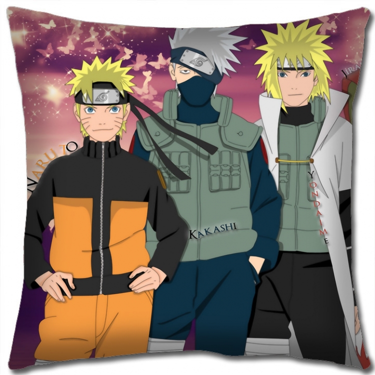 Naruto Anime square full-color pillow cushion 45X45CM  H7-469 NO FILLING