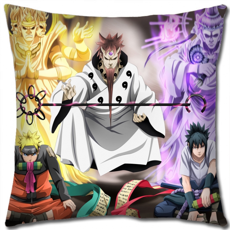 Naruto Anime square full-color pillow cushion 45X45CM H7-354 NO FILLING