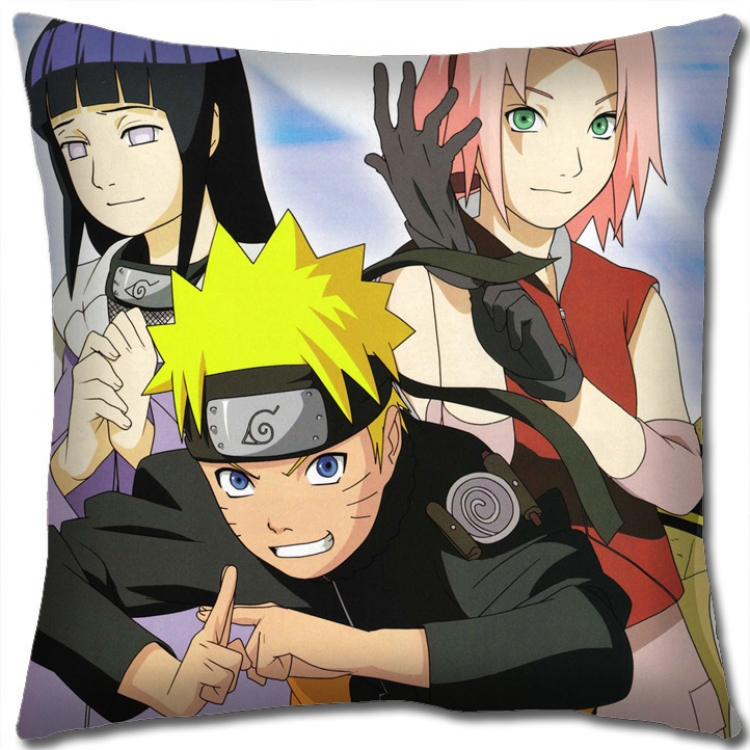 Naruto Anime square full-color pillow cushion 45X45CM H7-367 NO FILLING