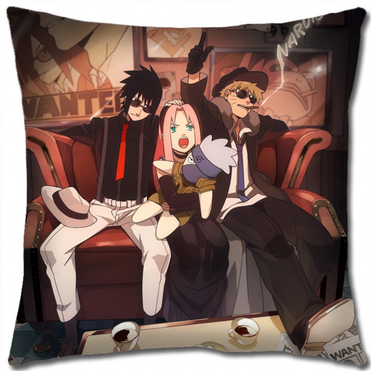 Naruto Anime square full-color pillow cushion 45X45CM H7-427 NO FILLING