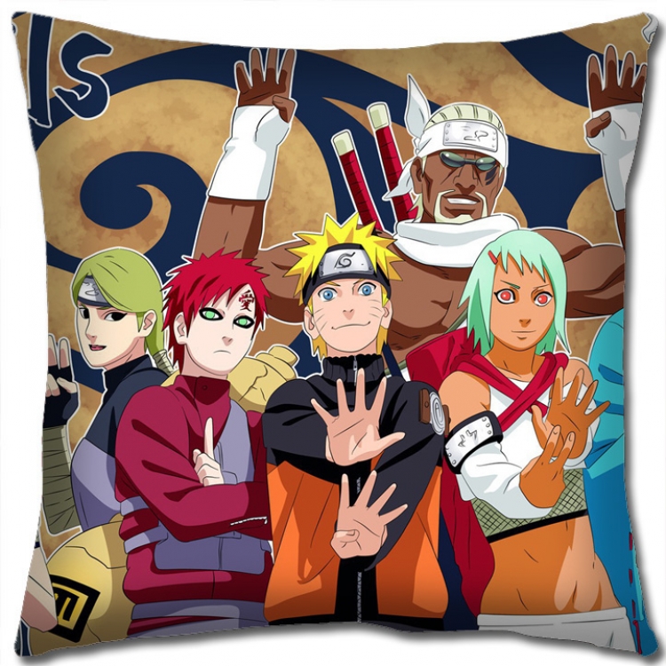 Naruto Anime square full-color pillow cushion 45X45CM  H7-390 NO FILLING