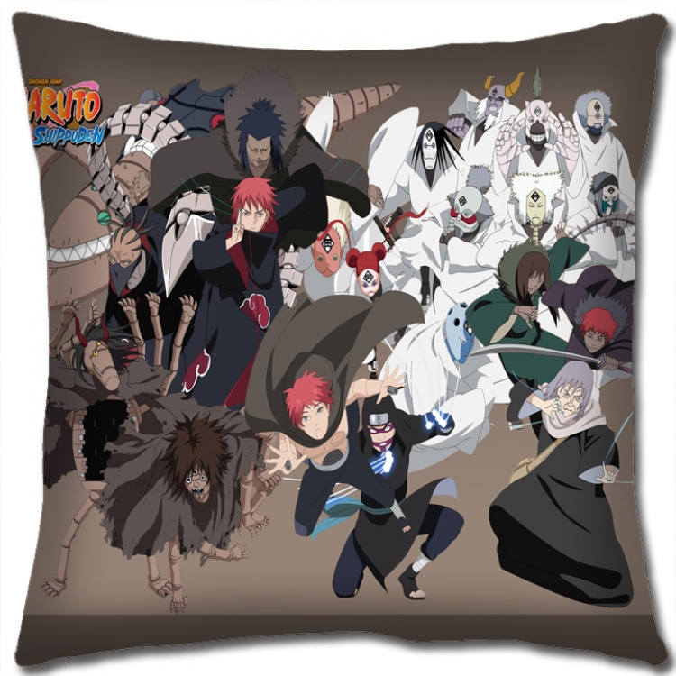 Naruto Anime square full-color pillow cushion 45X45CM  H7-440 NO FILLING