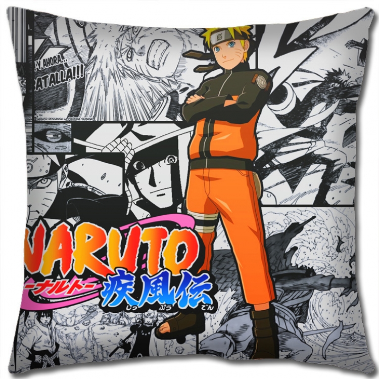 Naruto Anime square full-color pillow cushion 45X45CM H7-383 NO FILLING