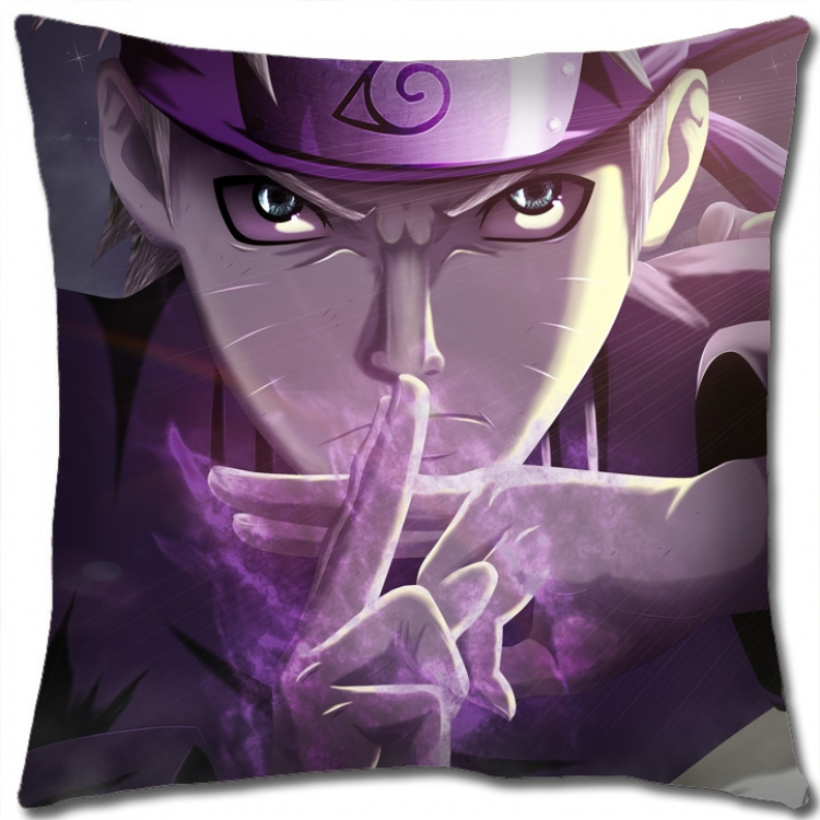 Naruto Anime square full-color pillow cushion 45X45CM H7-435 NO FILLING
