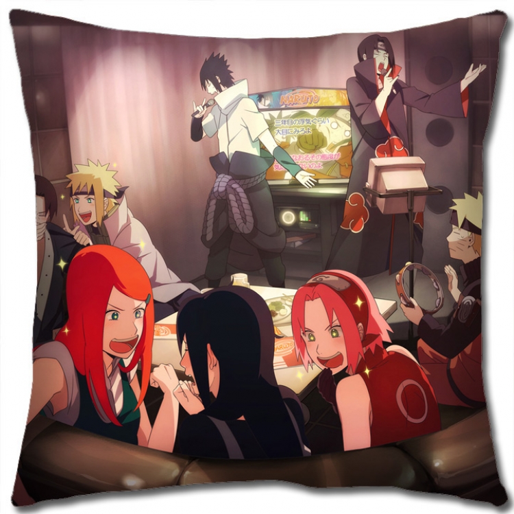 Naruto Anime square full-color pillow cushion 45X45CM H7-428 NO FILLING