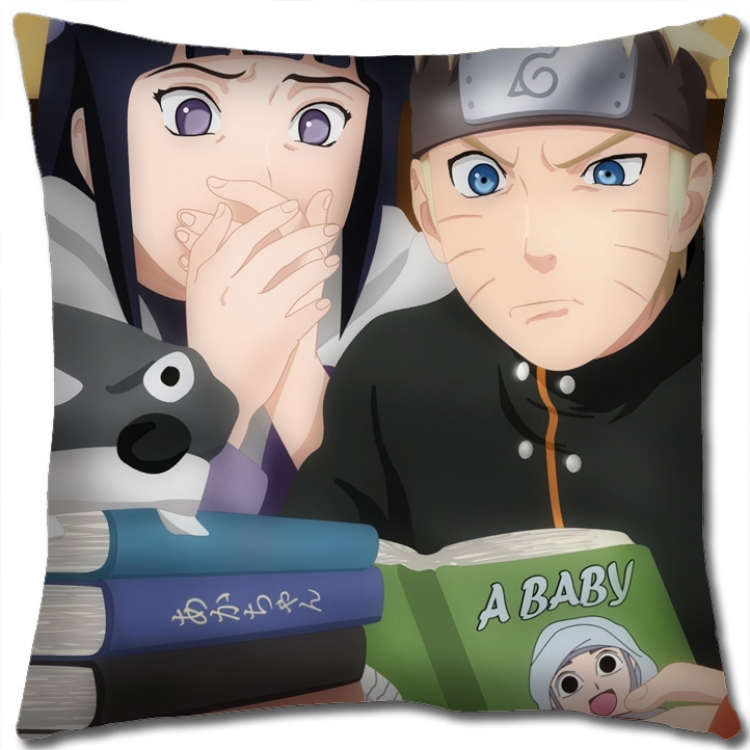 Naruto Anime square full-color pillow cushion 45X45CM H7-396 NO FILLING