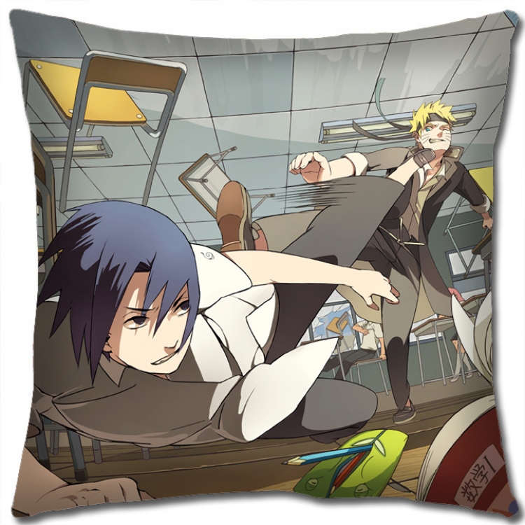 Naruto Anime square full-color pillow cushion 45X45CM H7-378 NO FILLING