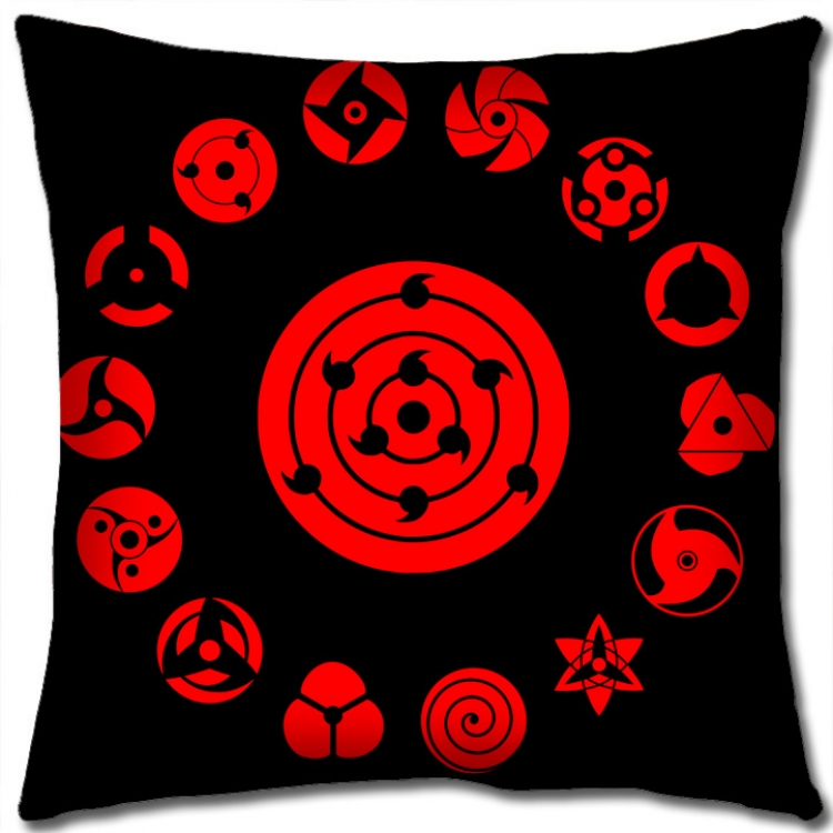 Naruto Anime square full-color pillow cushion 45X45CM H7-355 NO FILLING