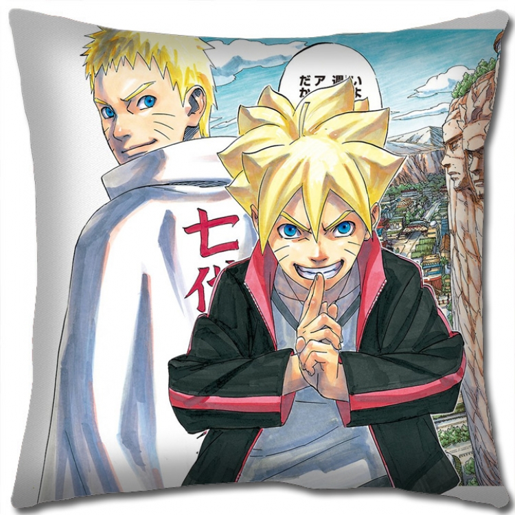 Naruto Anime square full-color pillow cushion 45X45CM H7-327 NO FILLING