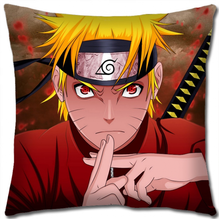 Naruto Anime square full-color pillow cushion 45X45CM H7-451 NO FILLING