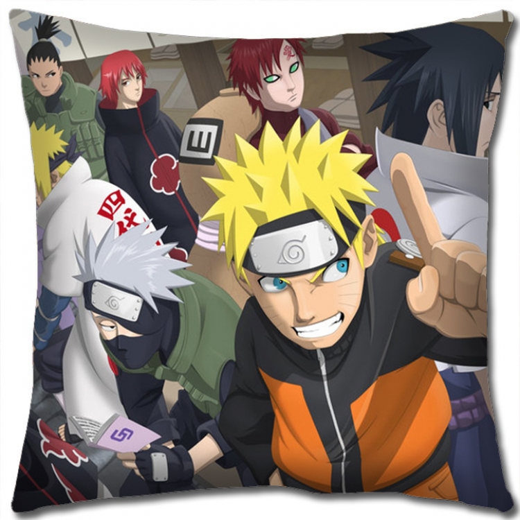 Naruto Anime square full-color pillow cushion 45X45CM H7-441 NO FILLING