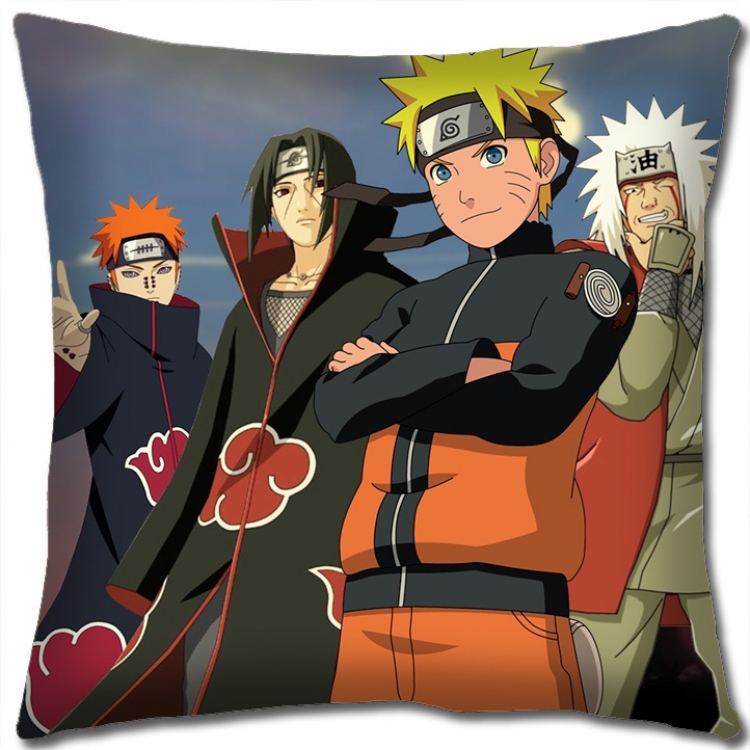 Naruto Anime square full-color pillow cushion 45X45CM H7-473 NO FILLING