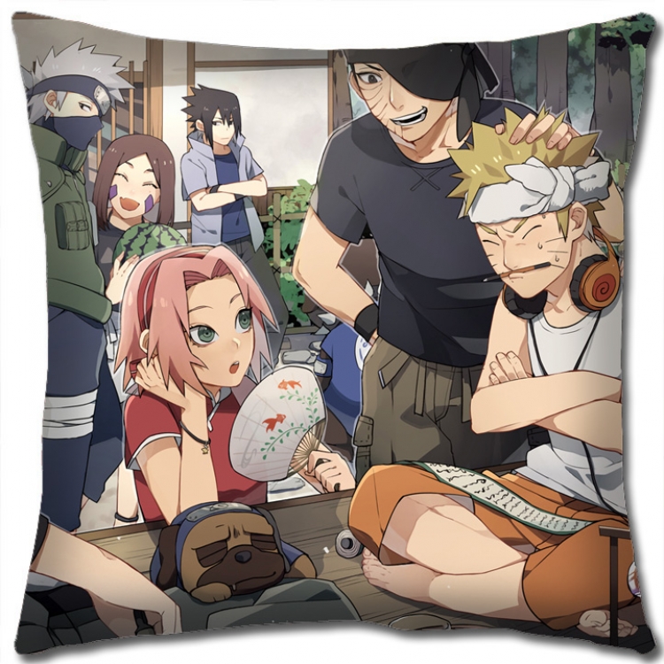 Naruto Anime square full-color pillow cushion 45X45CM H7-363 NO FILLING