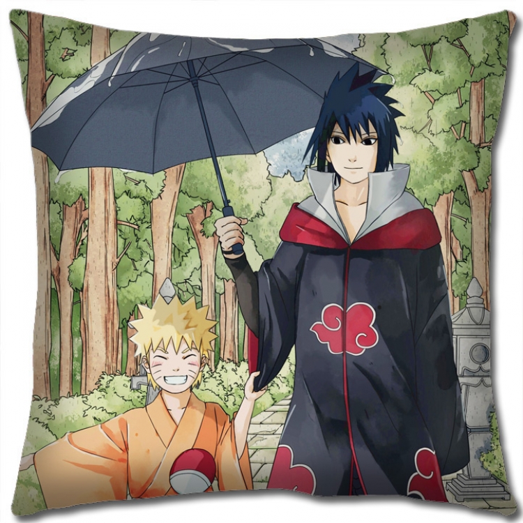 Naruto Anime square full-color pillow cushion 45X45CM H7-334 NO FILLING
