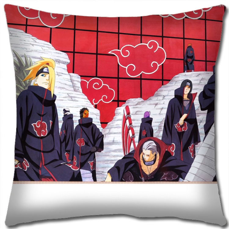 Naruto Anime square full-color pillow cushion 45X45CM H7-491 NO FILLING