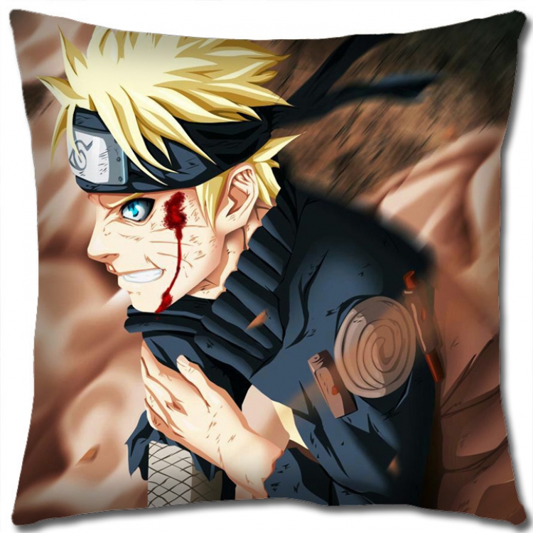 Naruto Anime square full-color pillow cushion 45X45CM H7-484 NO FILLING