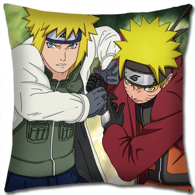 Naruto Anime square full-color pillow cushion 45X45CM H7-487 NO FILLING