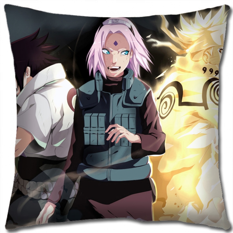 Naruto Anime square full-color pillow cushion 45X45CM H7-424 NO FILLING