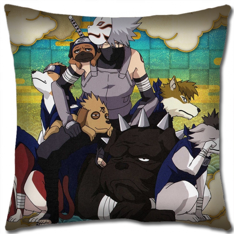 Naruto Anime square full-color pillow cushion 45X45CM H7-368 NO FILLING