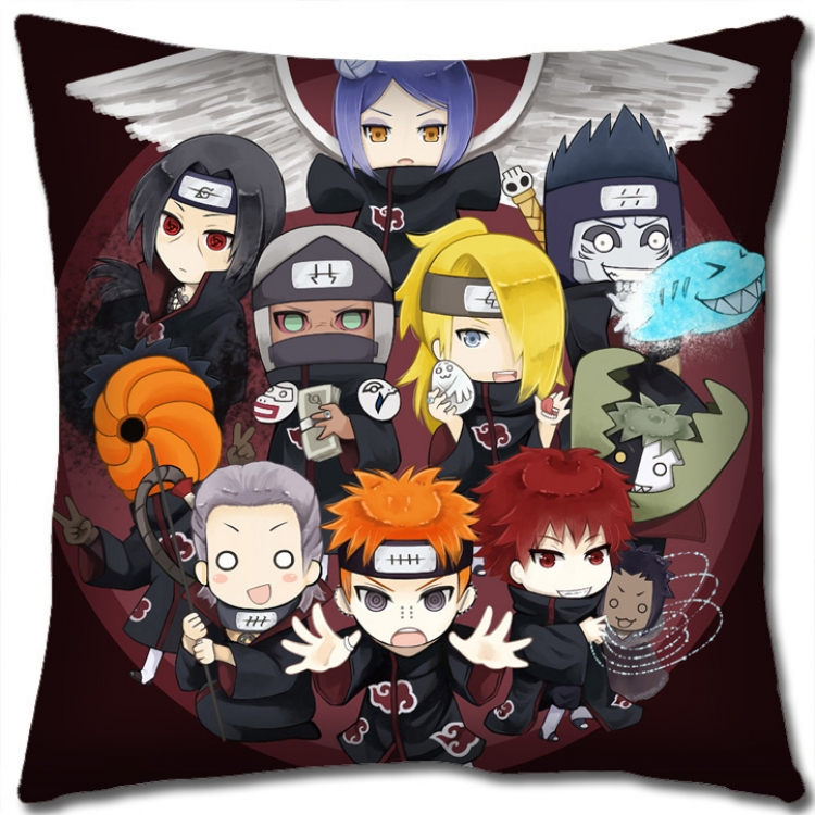 Naruto Anime square full-color pillow cushion 45X45CM H7-389 NO FILLING