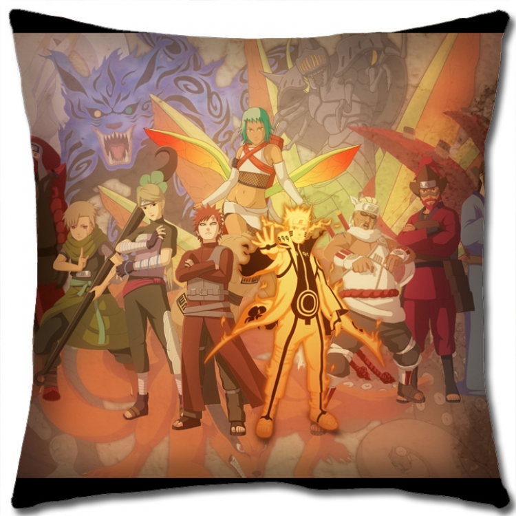 Naruto Anime square full-color pillow cushion 45X45CM H7-419 NO FILLING