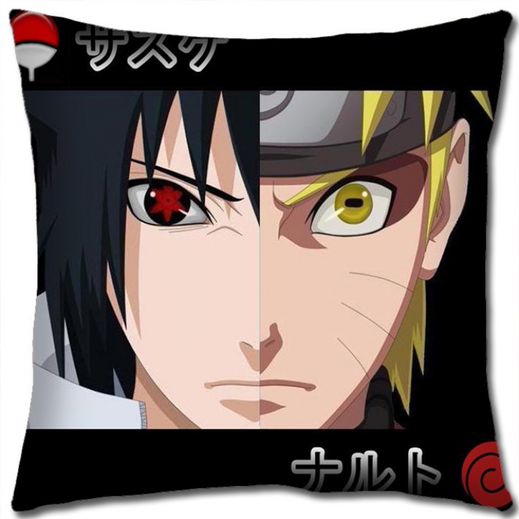 Naruto Anime square full-color pillow cushion 45X45CM H7-492 NO FILLING