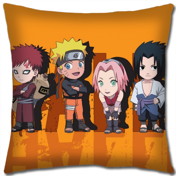 Naruto Anime square full-color pillow cushion 45X45CM H7-350A NO FILLING