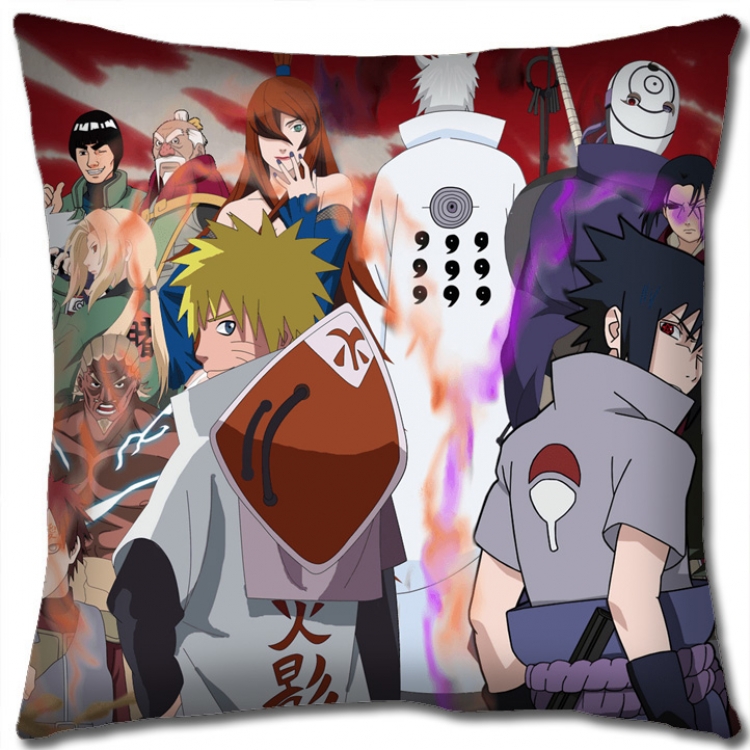 Naruto Anime square full-color pillow cushion 45X45CM H7-362 NO FILLING