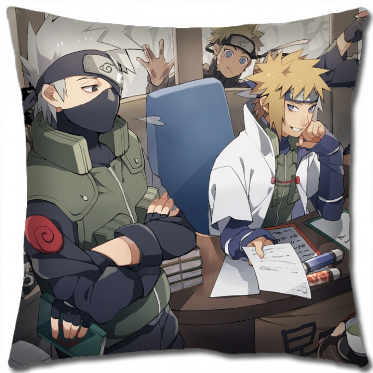 Naruto Anime square full-color pillow cushion 45X45CM H7-366 NO FILLING