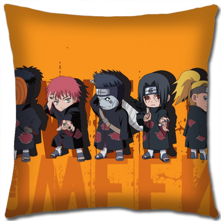 Naruto Anime square full-color pillow cushion 45X45CM H7-350B NO FILLING