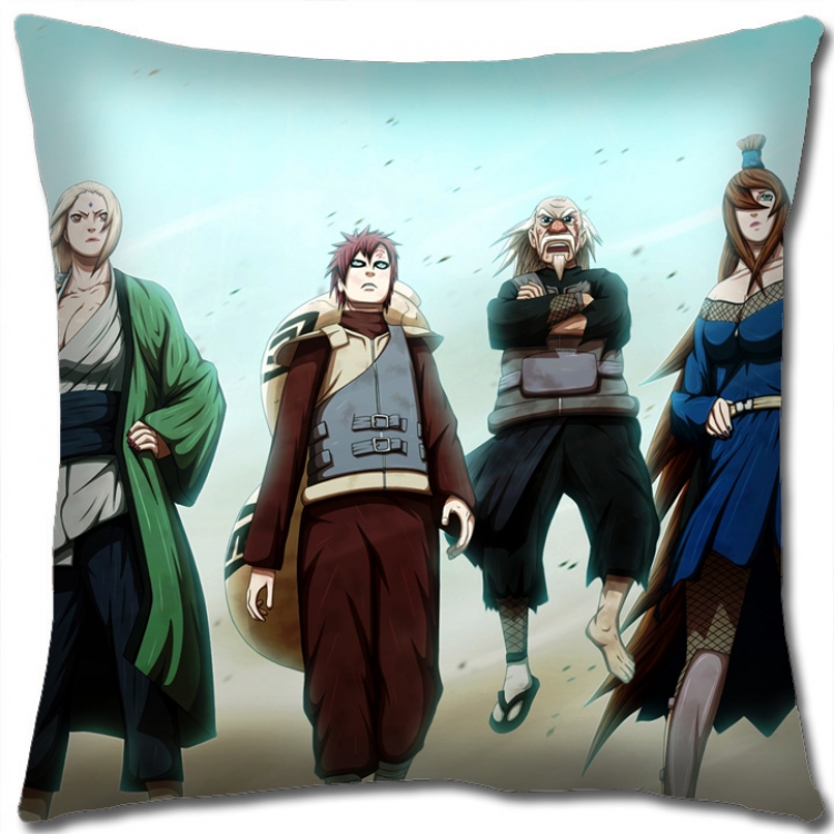 Naruto Anime square full-color pillow cushion 45X45CM H7-399 NO FILLING