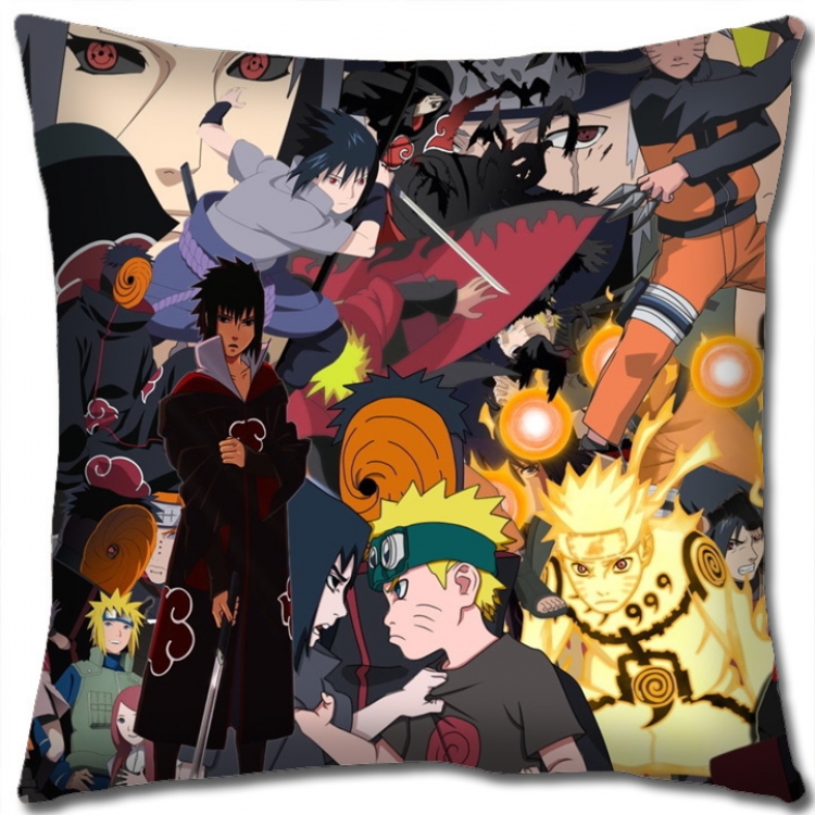 Naruto Anime square full-color pillow cushion 45X45CM H7-510 NO FILLING
