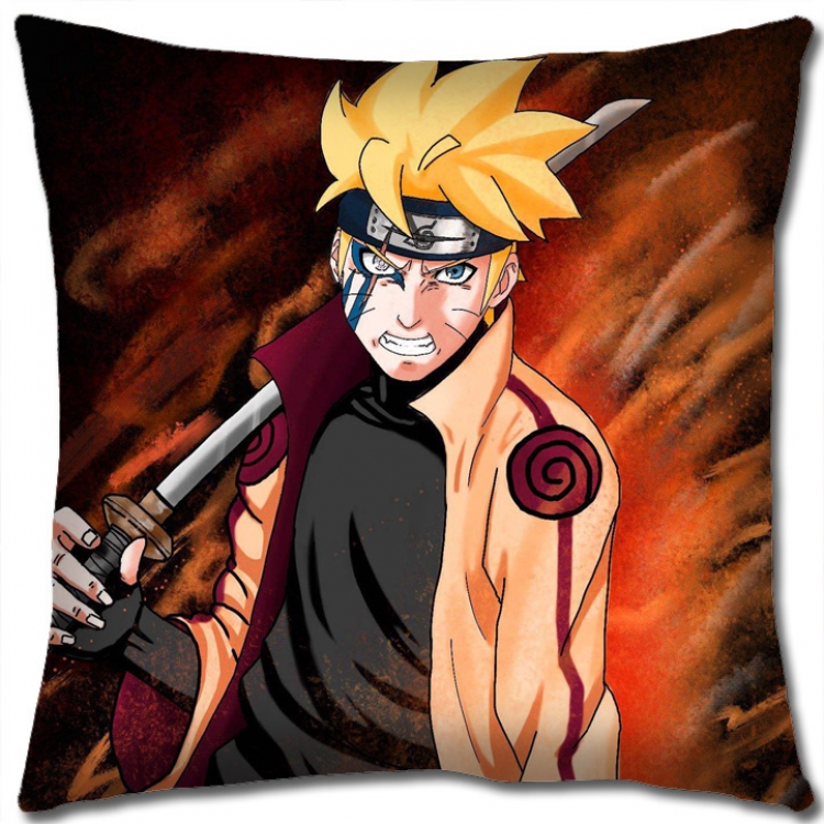 Naruto Anime square full-color pillow cushion 45X45CM H7-342 NO FILLING